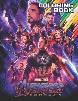 Book cover for MARVEL Avengers Endgame Coloring Book