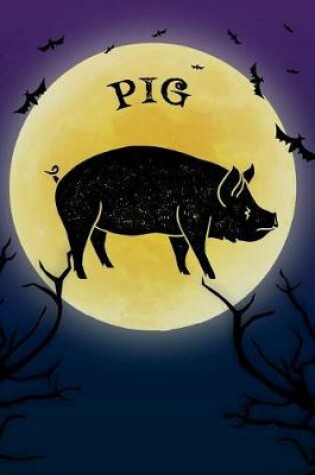Cover of Pig Notebook Halloween Journal