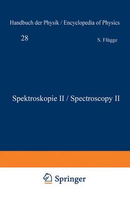 Cover of Spektroskopie II / Spectroscopy II