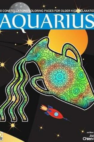 Cover of Aquarius 50 Coloring Pages For Older Kids Relaxation