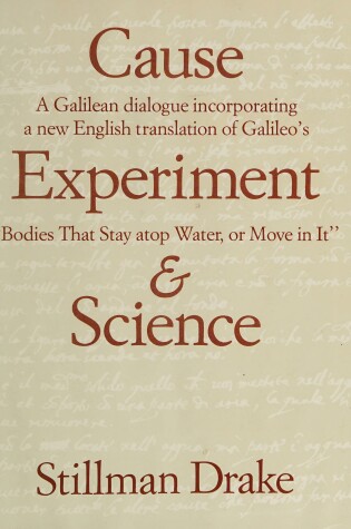 Cover of Cause, Experiment and Science