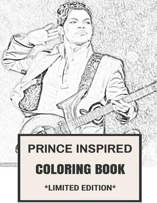 Book cover for Prince Inspired Coloring Book
