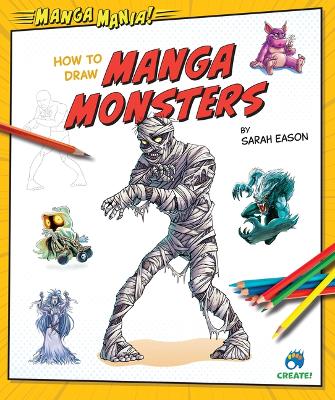 Book cover for How to Draw Manga Monsters
