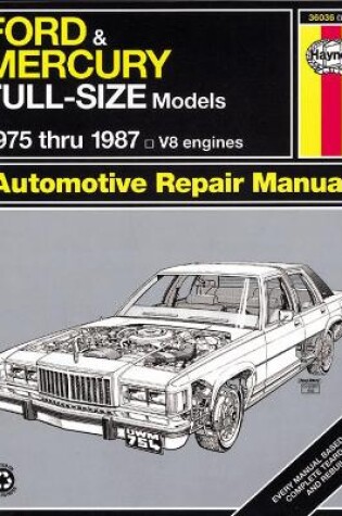 Cover of Ford & Mercury Full-Size (75 - 87)