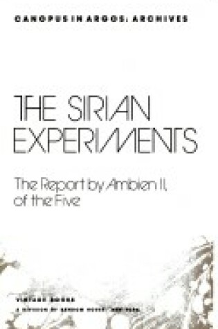 Cover of Sirian Experimnts V195