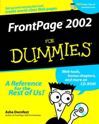 Book cover for FrontPage 2002 For Dummies