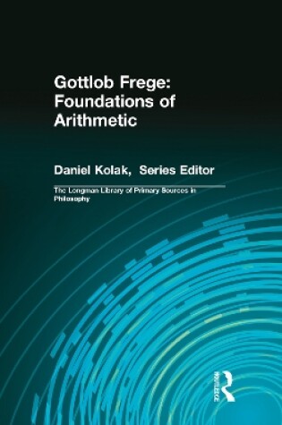 Cover of Gottlob Frege: Foundations of Arithmetic