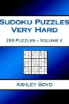 Book cover for Sudoku Puzzles Very Hard Volume 4