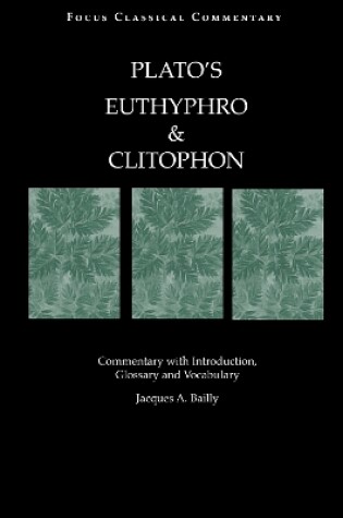 Cover of Euthyphro and Clitophon