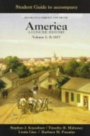 Cover of America a Concise History Sg V