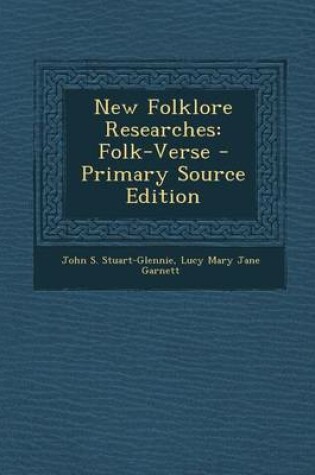 Cover of New Folklore Researches