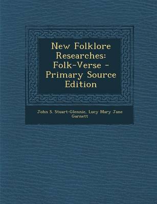 Book cover for New Folklore Researches