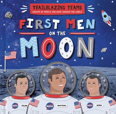 Book cover for First Men on The Moon