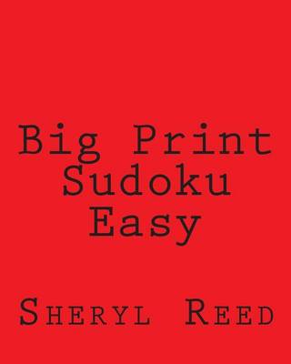 Book cover for Big Print Sudoku Easy