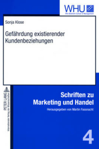 Cover of Gefaehrdung Existierender Kundenbeziehungen