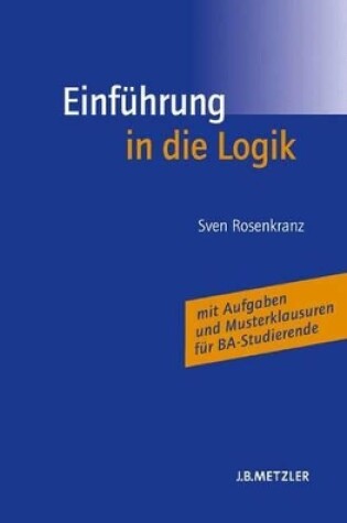 Cover of Einfuhrung in Die Logik