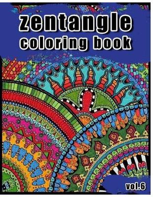 Book cover for Zentangle Coloring Book Vol.6