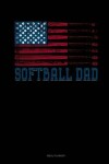 Book cover for Softball Dad American Flag