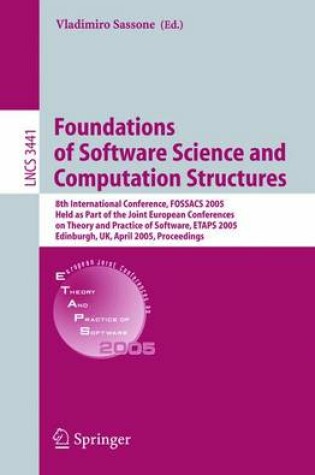 Cover of Foundations of Software Science and Computational Structures