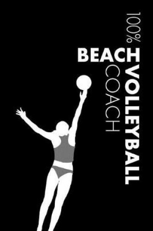 Cover of Womens Beach Volleyball Coach Notebook