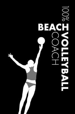 Book cover for Womens Beach Volleyball Coach Notebook