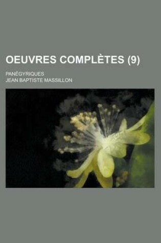 Cover of Oeuvres Completes; Panegyriques (9)