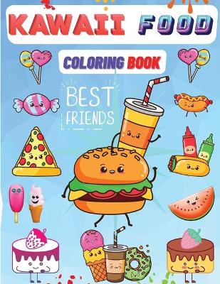 Book cover for Kawaii Food Coloring Book