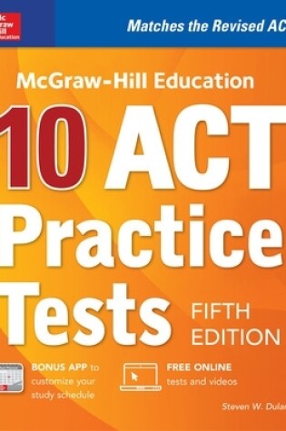 Cover of McGraw-Hill Education: 10 ACT Practice Tests, Fifth Edition