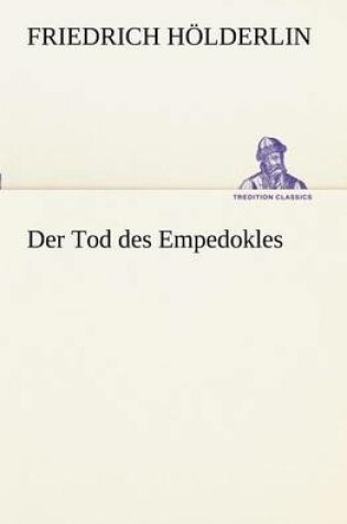 Cover of Der Tod Des Empedokles