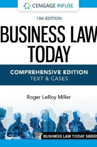 Cover of Cengage Infuse for Miller's Business Law Today, Comprehensive, 2 Terms Printed Access Card