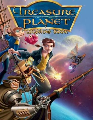 Book cover for Treasure Planet Coloring Book