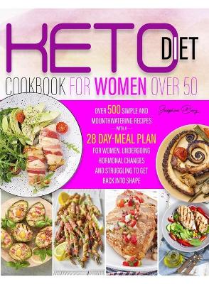 Book cover for keto diet for women over 50 Cookbook