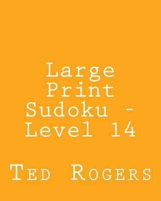 Book cover for Large Print Sudoku - Level 14