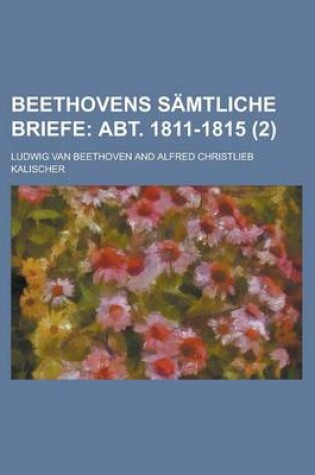 Cover of Beethovens Samtliche Briefe (2)