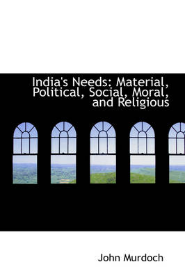 Book cover for India's Needs