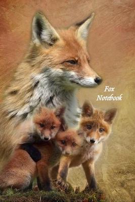 Book cover for Fox and Cubs Notebook