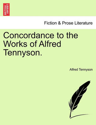 Book cover for Concordance to the Works of Alfred Tennyson.