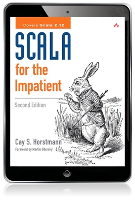 Book cover for Scala for the Impatient