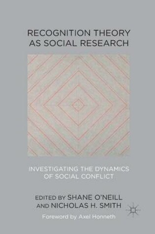 Cover of Recognition Theory as Social Research