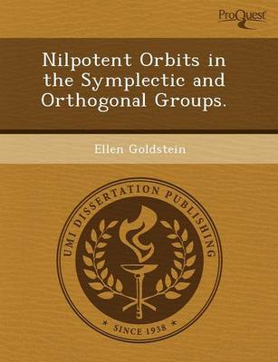 Book cover for Nilpotent Orbits in the Symplectic and Orthogonal Groups