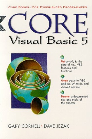 Cover of CORE VISUAL BASIC 5