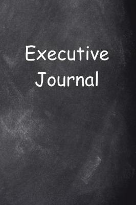 Book cover for Executive Journal Chalkboard Design