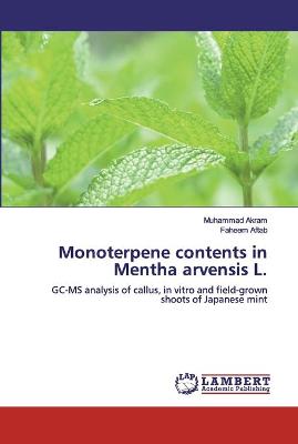 Book cover for Monoterpene contents in Mentha arvensis L.