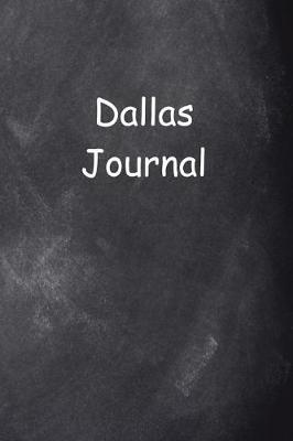 Book cover for Dallas Journal Chalkboard Design