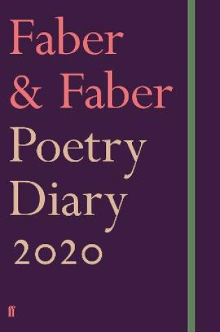 Cover of Faber & Faber Poetry Diary 2020