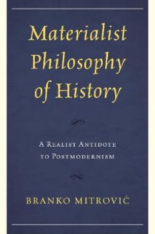 Cover of Materialist Philosophy of History