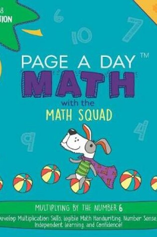 Cover of Page a Day Math Multiplication Book 6