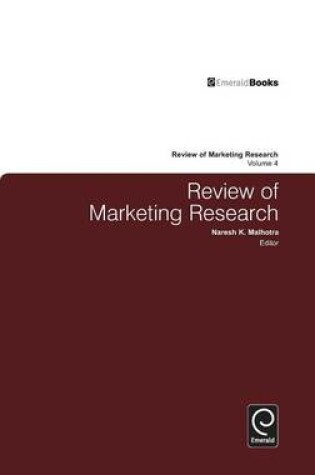 Cover of Review of Marketing Research: Volume 4