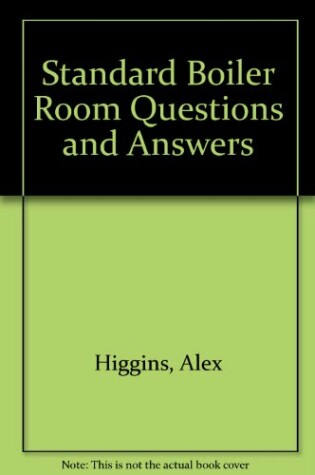 Cover of Standard Boiler Room Questions and Answers