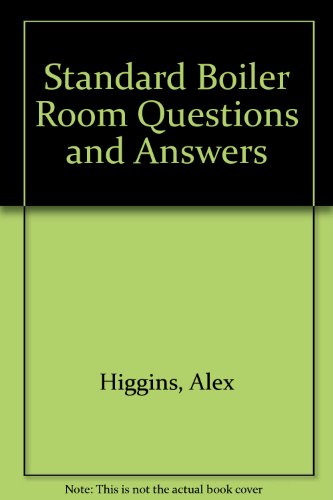 Book cover for Standard Boiler Room Questions and Answers